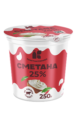 СМЕТАНА 25%