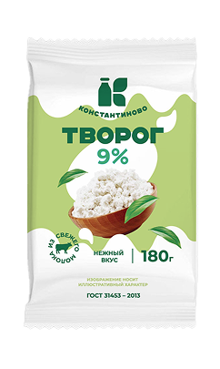 ТВОРОГ 9%